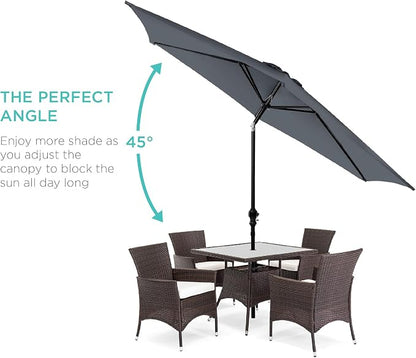 Best Choice Products 10ft Outdoor Patio Umbrella, Outdoor Table Umbrella - Image 2