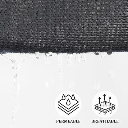 Shade&Beyond Custom Sun Shade Sail 15'x16'x21.9' Triangle Sun Sail Shades Patio - Image 3