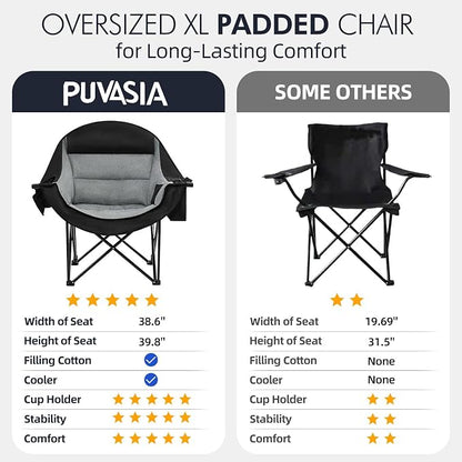 Oversized Camping Chair for Adults 2 Pack - Image 7