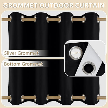 HDCAXKJ Waterproof Outdoor Curtains - Image 3