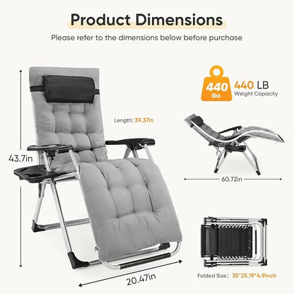 NEWBULIG Zero Gravity Chairs Set of 2 - Image 2