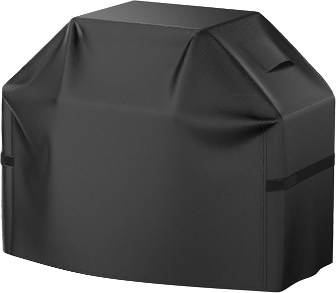 Grill Cover for Outdoor Grill, 55 Inch Heavy Duty 600D Waterproof BBQ Gas Grill Covers for Outside, UV & Fade Resistant, All Weather Protection Compatible for Weber Charbroil Nexgrill Kenmore Grills