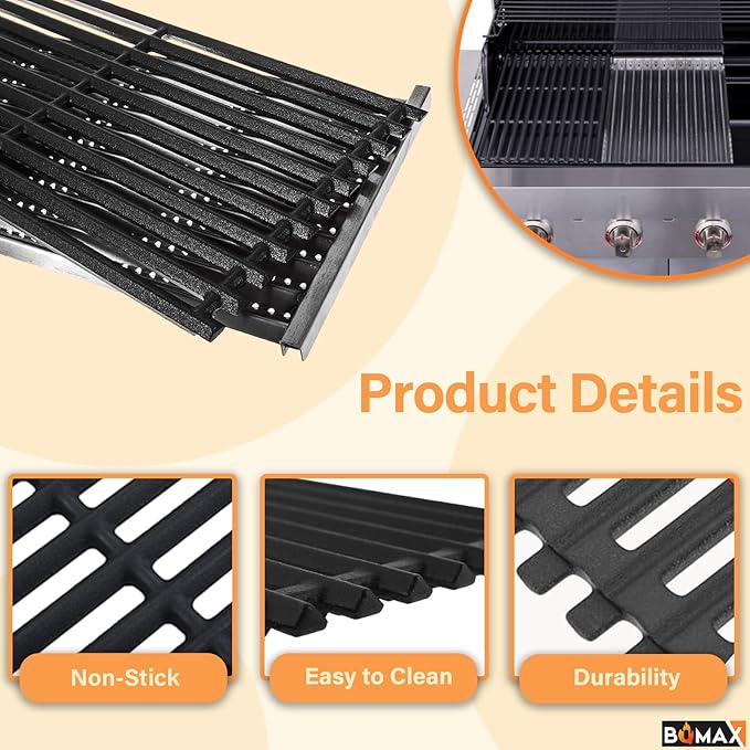 17 Inch Grill Grates for Charbroil TRU Infrared Grill 4-Burner 463255020 463257520 463242715 463242716 463276016 466242715 466242716 466242816 G533-0009-W1, for Charbroil Grill Replacement Parts