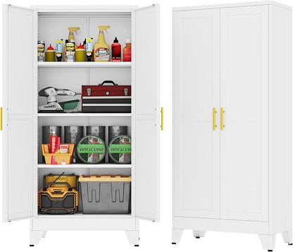 GAIOUS 61''Tall Metal Garage Storage Cabinet, File Cabinet by GAIOUS
