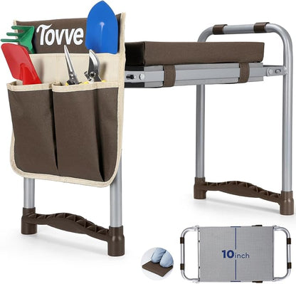 Tovve Foldable Garden Kneeler and Seat, Heavy Duty Garden Stool - Image 9