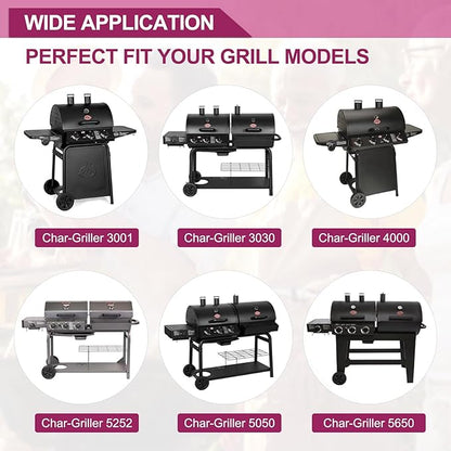 P0350H (1-Pack) 27 inches Steel Ash Pan with 19 3/4" Grid Grates for Chargriller Charcoal Grill 1224, 1324, 2121, 2222, 2727, 2828, 2929, Chargriller 200048,Charbroil 1730205