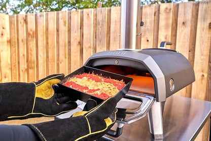 Ooni Grill Gloves - Heat and Fire Resistant, Protective Heat Proof Gloves Perfect for Outdoor Cooking, Grill, Fireplace, Barbecue or Pizza Oven