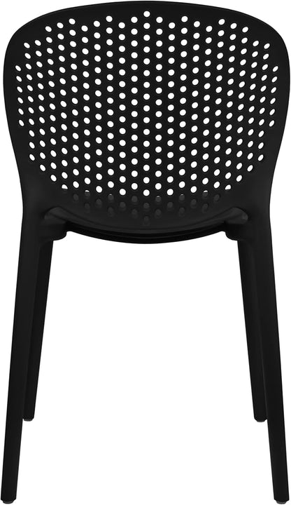 2xhome Set of 2 Patio Dining Chairs | Modern Stackable Outdoor Pool Side Chair - Image 9