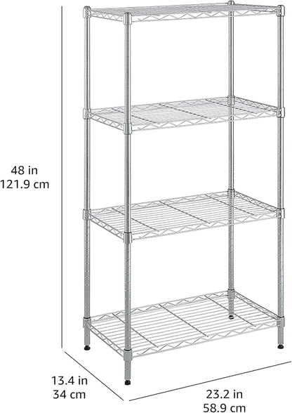 Amazon Basics 4-Shelf Adjustable Storage Shelving Unit - Image 9