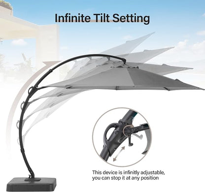 11ft Patio Cantilever Umbrella - Image 5