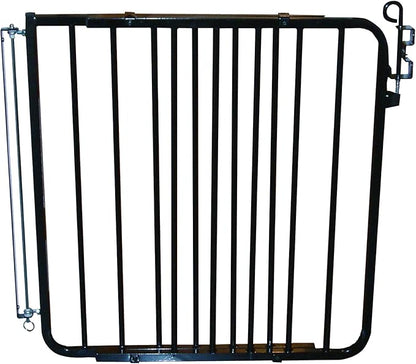 Cardinal Gates MG15 Auto-Lock Baby Gate for Stairs- Adjustable Indoor Dog Gate - Made of Aluminum to Ensure Kids & Pets Safety - 26.5 to 40.5 Inches Wide - Black - USA Based Company