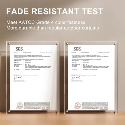 RYB HOME Fade-Resistant Outdoor Curtains - Image 4