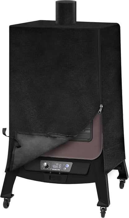 Vertical Smoker Cover for Pit Boss Wood Pellet 4/5-Series PBV4PS1 PBV5PW1 PBV4PS2 PBV5P1 Pro Series 4 BBQ Weather-Resistant Outdoor Grill Cover Pitboss 73550 73040
