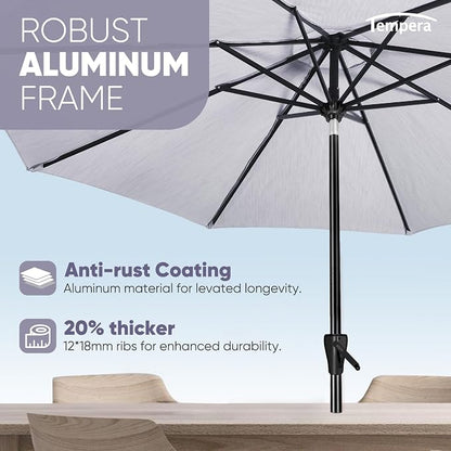 Tempera Patio Market Outdoor Table Umbrella - Image 2