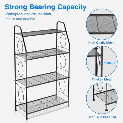 VyGrow Plant Stand, 4 Tier Plant Shelf - Image 3