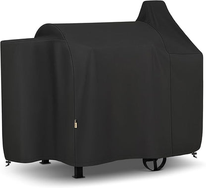 Arcedo Smoker Cover Compatible with Pit Boss 820 Deluxe, 850, 820 Sportsman, Heavy Duty Waterproof Wood Pellet Grill Covers, All Weather Protection for Outdoor Grill