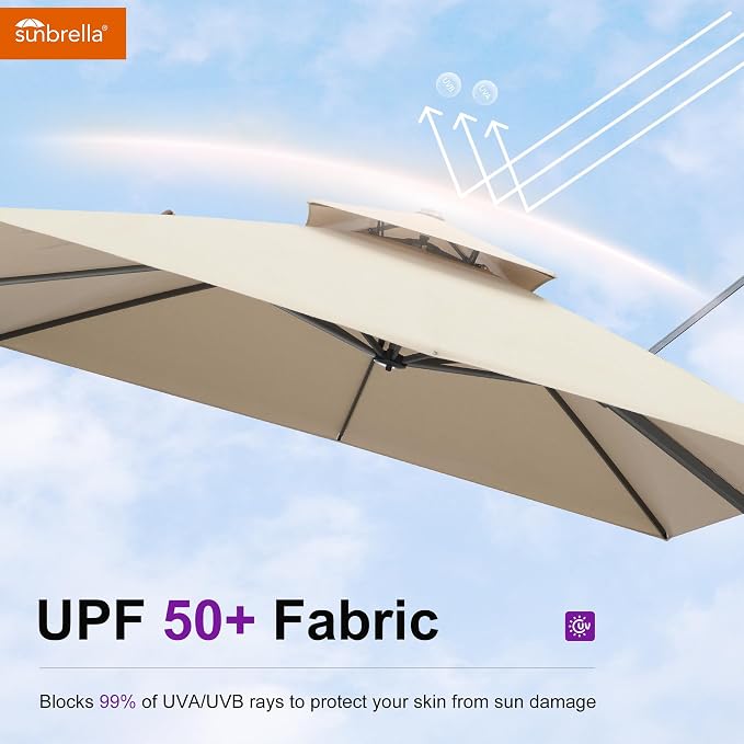 PURPLE LEAF Sunbrella Patio Umbrella - Image 5
