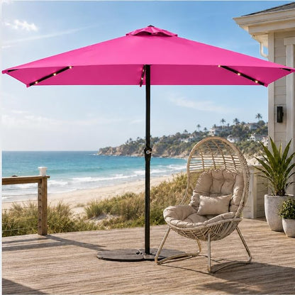 6.5 x 10ft Rectangular Patio Umbrella - Image 2