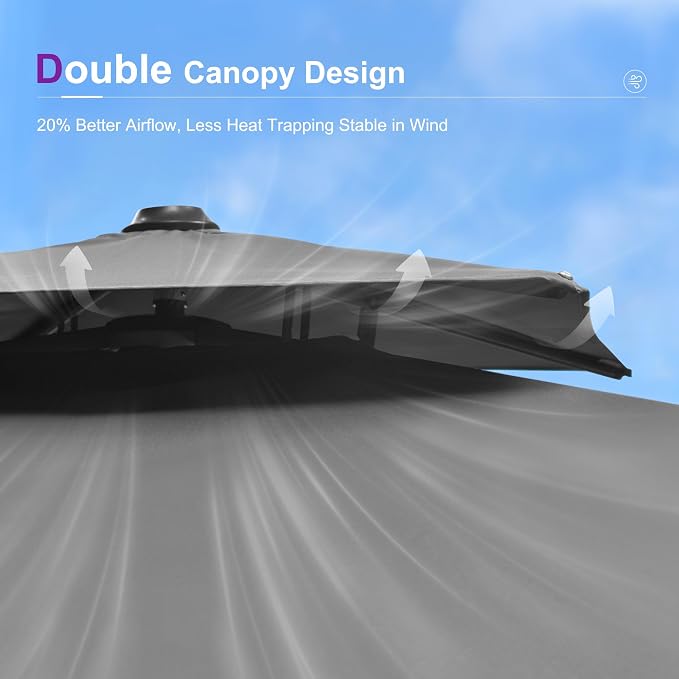 PURPLE LEAF Cantilever Umbrella - Image 8