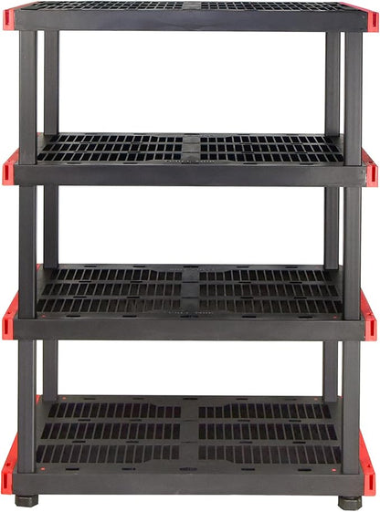 CX Craftsman 4-Tier Heavy Duty Plastic Storage Shelves, Garage Organization | - Image 4