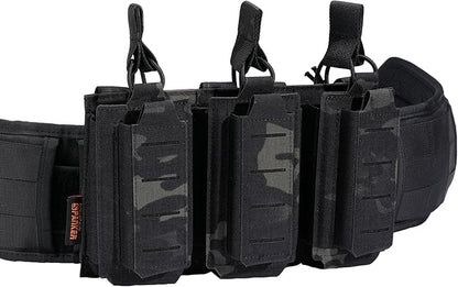EXCELLENT ELITE SPANKER Tactical Open-Top Single/Double/Triple Molle Mag Pouch for Pistol Mag Pouch Tactical Bag Accessories Holder