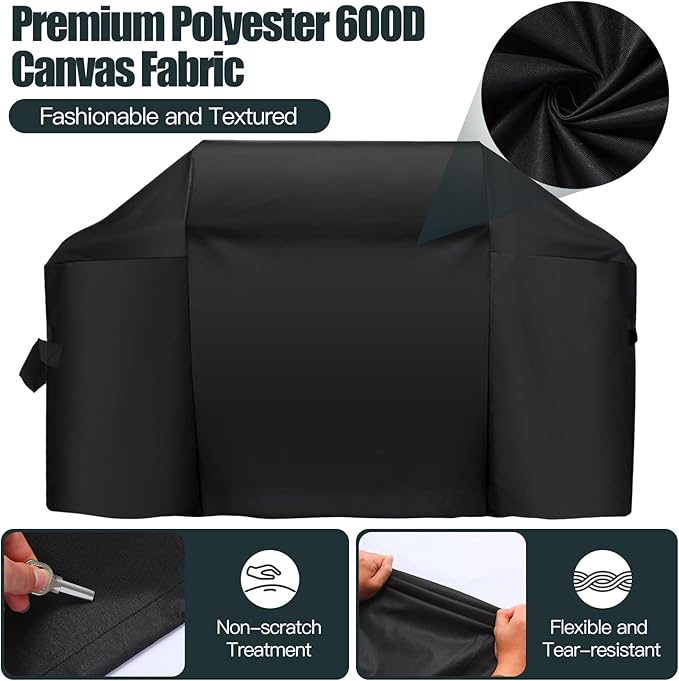 48 Inch Premium Outdoor Grill Cover Fit for Weber Spirit 200 & Spirit 300 Series Gas Grills,BBQ Covers for Weber Spirit 2-3 Burner Grill, Heavy Duty Waterproof Fade Resistant