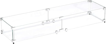 Celestial 41.25" x 11" x 6" Wind Guard, fits The Celestial 36” x 6” Fire Pit Burner Pans