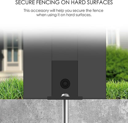 Kozyard 50" W x 48" H Privacy Screens Fence Panel Specifically for Hard Surfaces, Aluminum Post, Air Conditioner Fence Panels, Pool Equipment Enclosure, Trash Can Screens Fence Kit 3Panels