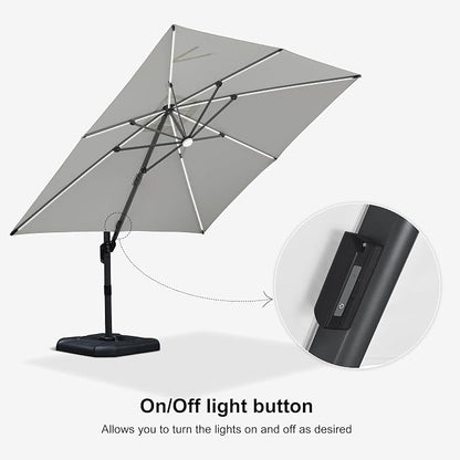 PURPLE LEAF Cantilever Umbrella - Image 8