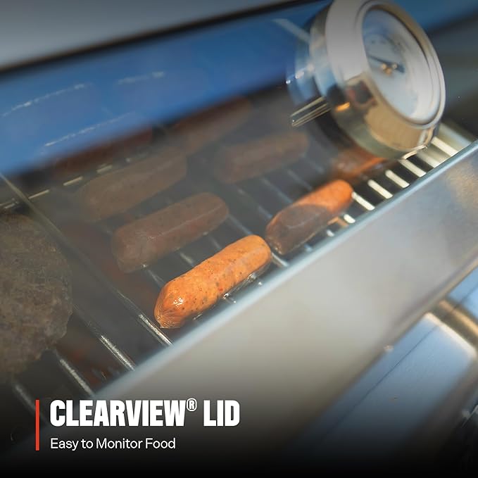 Monument Grills Clearview® 2-Burner Tabletop Propane Gas Grill with 1 Pound Tank Adapter(2 items)