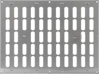 Repa Market 16" x 12" Inch (Outer Dimensions) Galvanized Steel Adjustable Air Vent Cover - HVAC Air Vent Register - Heating, Cooling Toe Kick Vent Cover - Wall, Ceiling Return, Intake Air Grille