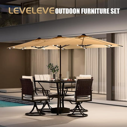 15FT Large Patio Patio Umbrella - Image 6