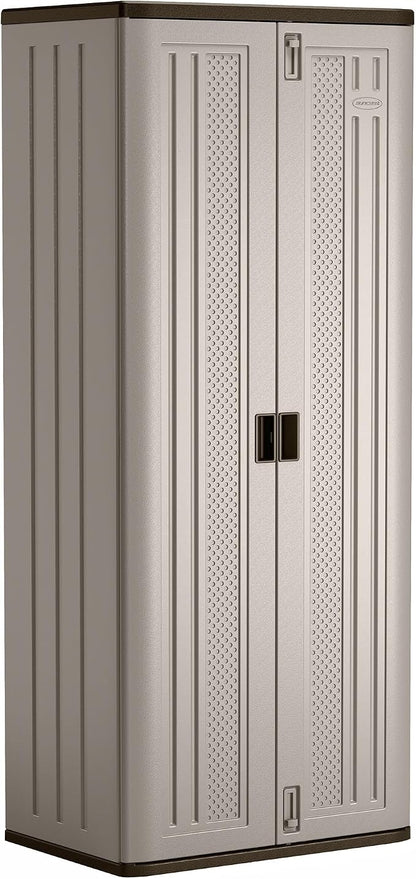 Suncast Tall Storage Cabinet for Garage Organization - Image 11