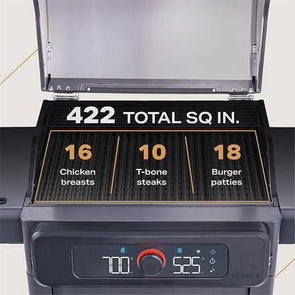 Current Model G Dual Zone Grill, Smart Electric Outdoor Grill with 200°F to 700°F Range for Searing & Roasting, Digital Precision, Independent Heat Zones, Apartment-Friendly & Weather-Resistant