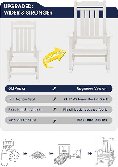 Oversized Outdoor Rocking Chair - Image 4