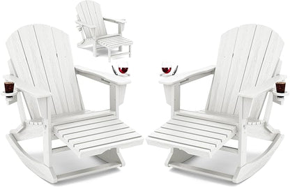 Adirondack Rocking Chair Set of 2 by KINGYES