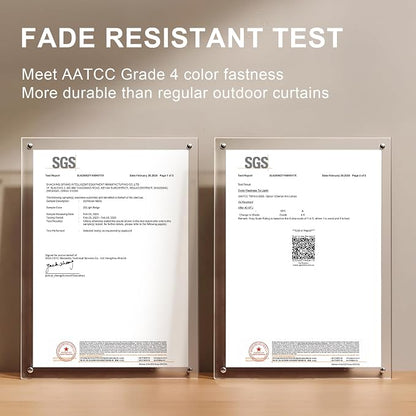 RYB HOME Fade-Resistant Extra Wide Outdoor Curtains - Image 4