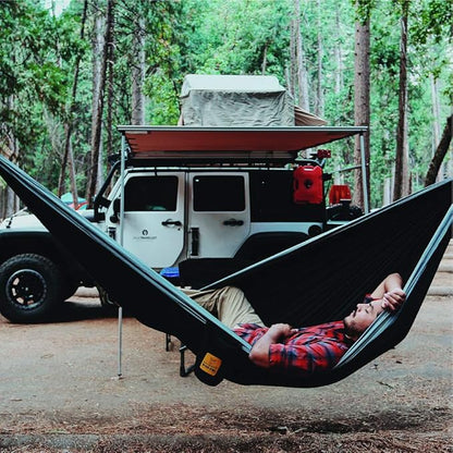 Wise Owl Outfitters Camping Hammock – 500lbs Portable Hammock with Tree Straps - Travel, Backpacking, Hiking, Outdoors Camping Gear - Single or Double