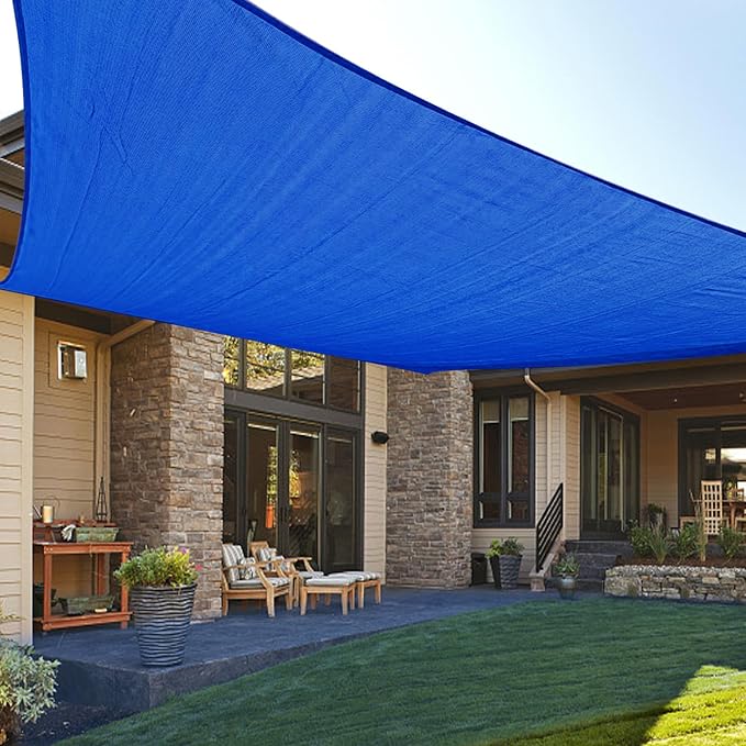 LOVE STORY 13' x 20' Rectangle Sun Shade Sail by LOVESTORY
