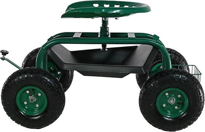 Sunnydaze Rolling Garden Cart - Image 9