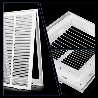 14x20 Return Air Grille [Duct Opening Size],Return Air Vent Cover for Wall Or Ceiling,Steel Return Air Filter Grilles Removable Face/Door for 1 Inch Filters (14"W x 20"H [Duct Opening])