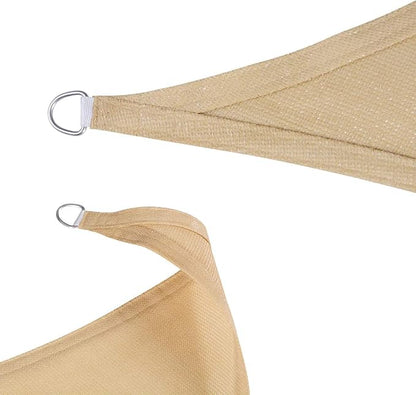 Sun Shade Sail 16' x 16' x 16' Sand Triangle Shade Canopy | Outdoor sun shade - Image 7