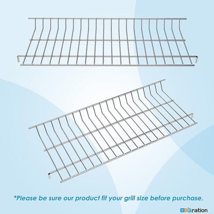 Warming Rack for Nexgrill Grill Parts 720-0864R 720-0864RA, Grill Top Rack for Nexgrill 720-0864R, Grill Warming Rack for Nexgrill Deluxe 2 Burner Replacement Parts