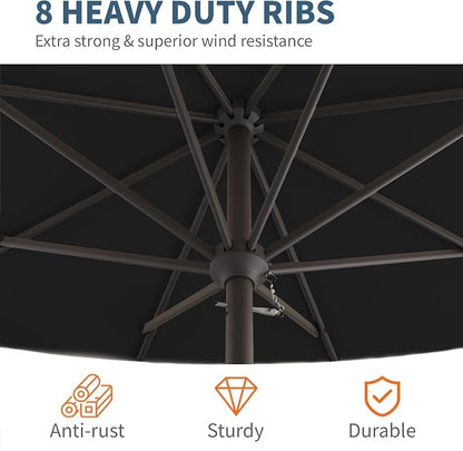 10FT Patio Umbrella, Outdoor Umbrella - Image 3