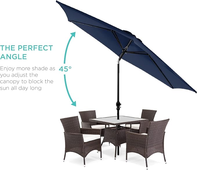 Best Choice Products 10ft Outdoor Patio Umbrella, Outdoor Table Umbrella - Image 2