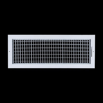Fits 24x8 Duct Opening Steel Adjustable Air Supply Grille by Handua | Register Vent Cover Grill for Sidewall and Ceiling | White | Outer Dimensions: 25.75" X 9.75"