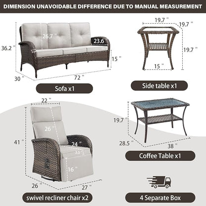 5 Piece Patio Furniture Set - Image 2