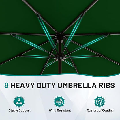 12 FT Patio Umbrella for Outdoor, Outdoor Table Umbrella - Image 3