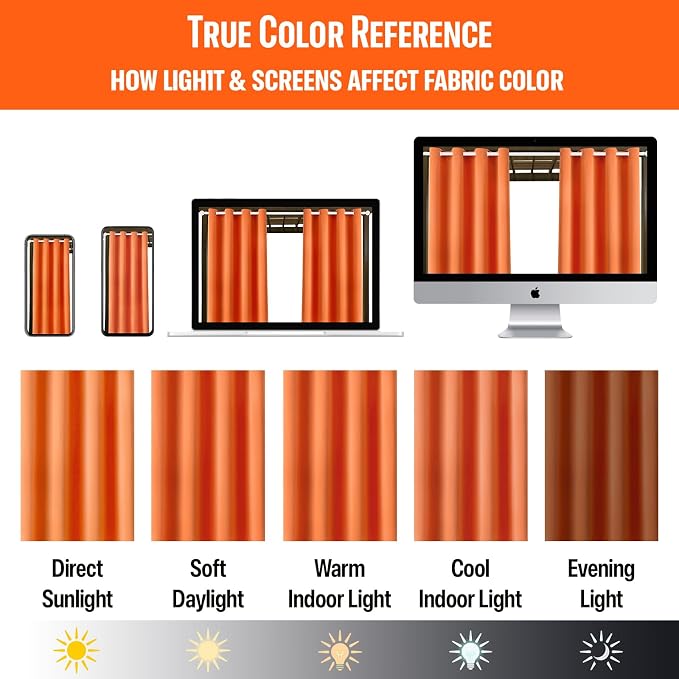 Waterproof Outdoor Curtain W105 x L95 - Image 6