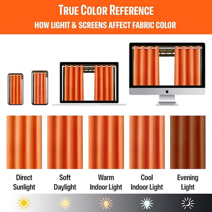 Outdoor Indoor Curtains W52 x L108 - Image 6